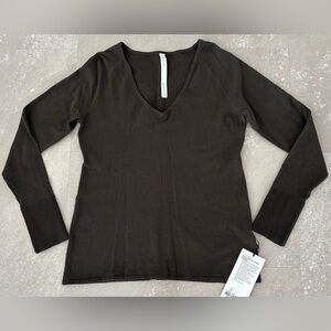 Lululemon Stand Steady V-Neck Sweater Size XL